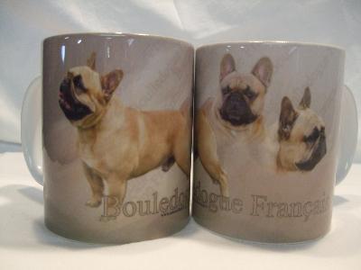 TASSE/MUG - Chien BOULEDOGUE FRANCAIS FAUVE 