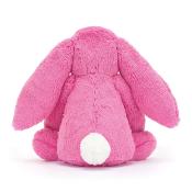 PELUCHE BASHFUL PINK  BUNNY - Lapin rose bonbon de 31 cm