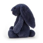 PELUCHE BASHFUL BUNNY - Lapin bleu roy  de 31 cm