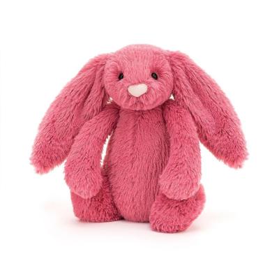 PELUCHE BASHFUL   BUNNY - Lapin rose cerise de 18 cm