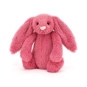 PELUCHE BASHFUL   BUNNY - Lapin rose cerise de 18 cm