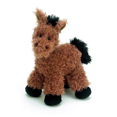 PELUCHE CAFFUFFLE de JELLYCAT - PONEY MARRON 23cm