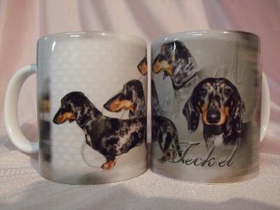 TASSE/MUG -  Chien TECKEL ARLEQUIN