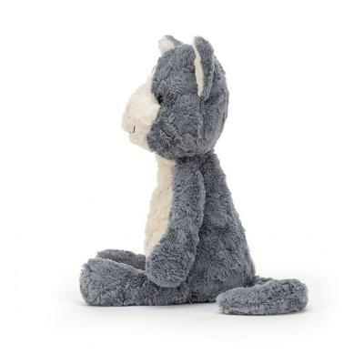 PELUCHE TUFFET de JELLYCAT - CHAT gris et blanc 31cm