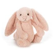 PELUCHE BASHFUL BLUSH  BUNNY - Lapin rose pâle de 31 cm