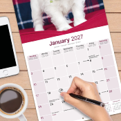 CALENDRIER 2027 - WEST HIGHLAND TERRIER