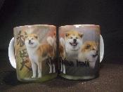 TASSE/MUG -  Chien AKITA INU ROUX