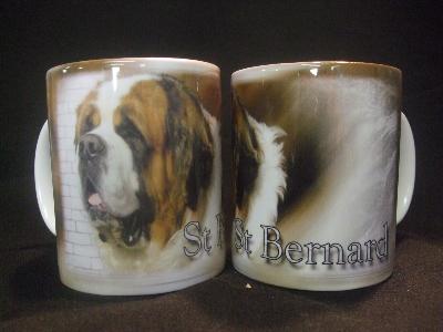 TASSE/MUG -  Chien SAINT BERNARD POIL LONG