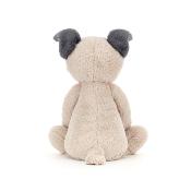 PELUCHE BASHFUL de JELLYCAT - CHIEN CARLIN - 12 X 31 cm