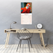 CALENDRIER 2027 - PERROQUET ARAS