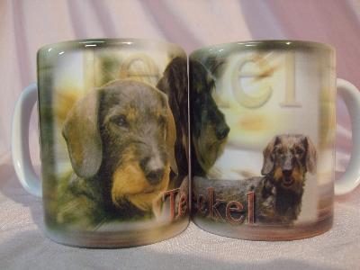 TASSE/MUG -  Chien TECKEL POIL DUR