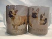 TASSE/MUG - Chien BOULEDOGUE FRANCAIS FAUVE 