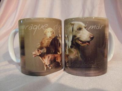 TASSE/MUG -  Chien BRAQUE DE WEIMAR POIL LONG