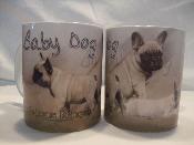 TASSE/MUG - Chien BOULEDOGUE FRANCAIS FAUVE BEBE