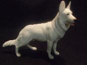 Statue de Collection LEONARDO - BERGER BLANC SUISSE