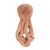 PELUCHE ODELL de JELLYCAT - PIEUVRE vieux rose 23 cm