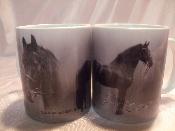 TASSE / MUG -  CHEVAUX FRISONS