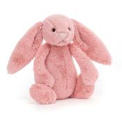 PELUCHE BASHFUL PETAL  BUNNY - Lapin rose  de 18 cm