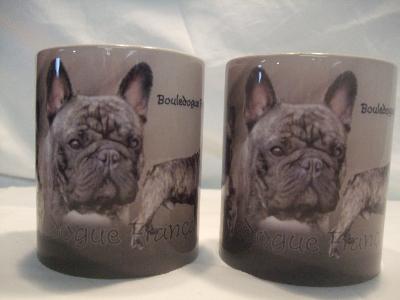 TASSE/MUG - Chien BOULEDOGUE FRANCAIS FONCE ADULTE 