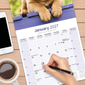 CALENDRIER 2027 - DOGUE DE BORDEAUX
