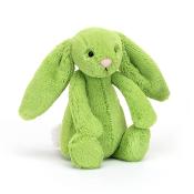 PELUCHE BASHFUL APPLE  BUNNY - Lapin vert pomme  de 18 cm