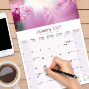 CALENDRIER 2027 - EPAGNEUL PAPILLON NAIN