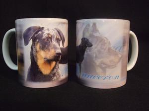 TASSE / MUG -  Chien BEAUCERON ARLEQUIN