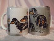 TASSE/MUG -  Chien TECKEL ARLEQUIN