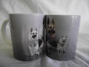 TASSE/MUG -  Chien BERGER ALLEMAND POIL LONG