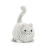 Peluche Chaton Gris  KITTEN CABOODLE de JELLYCAT 10 cm