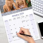 CALENDRIER 2026 - BRAQUE HONGROIS
