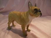 Statue de Collection LEONARDO - BOULEDOGUE FRANCAIS FAUVE