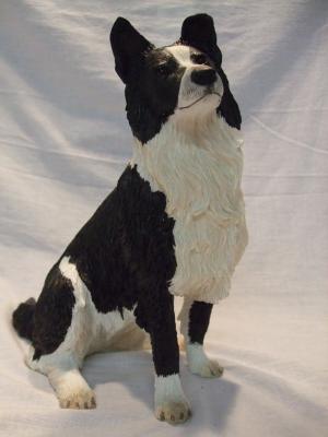Statue de Collection COUNTRY ARTISTS -   BORDER COLLIE  ASSIS