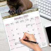 CALENDRIER 2026 -LABRADOR CHOCOLAT