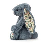 PELUCHE BLOSSOM de JELLYCAT - LAPIN bleu  18cm