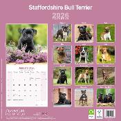 CALENDRIER 2026 - STAFFORDSHIRE BULL TERRIER