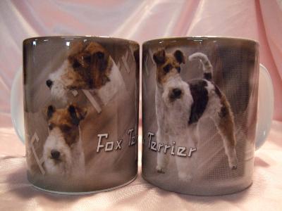 TASSE/MUG -  Chien FOX TERRIER POIL DUR