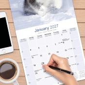 CALENDRIER 2027 - ALASKAN MALAMUTE