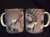 TASSE/MUG -  Chien BULL TERRIER BLANC