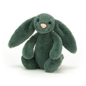 PELUCHE BASHFUL FOREST  BUNNY - Lapin VERT FORET  de 18 cm
