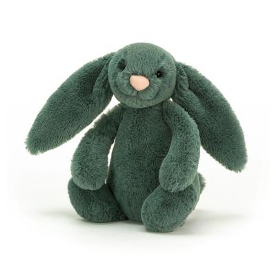 PELUCHE BASHFUL FOREST  BUNNY - Lapin VERT FORET  de 18 cm