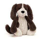 Peluche BASHFUL chiot CREME et CACAO de JELLYCAT