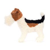 PELUCHE HECTOR DE JELLYCAT - Chien Fox Terrier 23cm