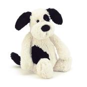 Peluche BASHFUL chiot BLANC et NOIR  de JELLYCAT