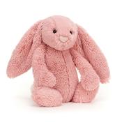 PELUCHE BASHFUL PETAL  BUNNY - Lapin rose  de 31 cm